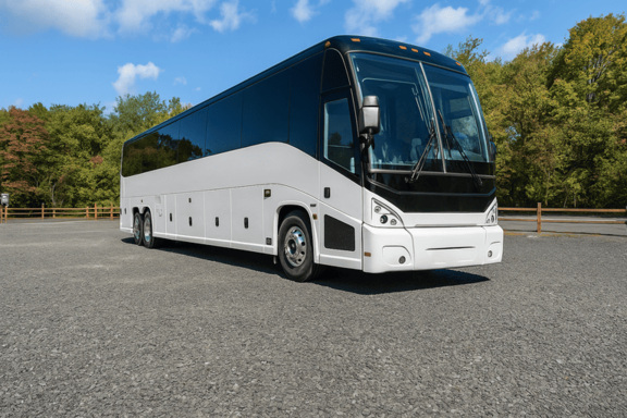 Charter Bus Rental Greenwood 56 Passenger Charter Bus